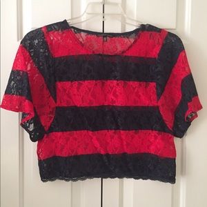 Victoria’s Secret lace crop top